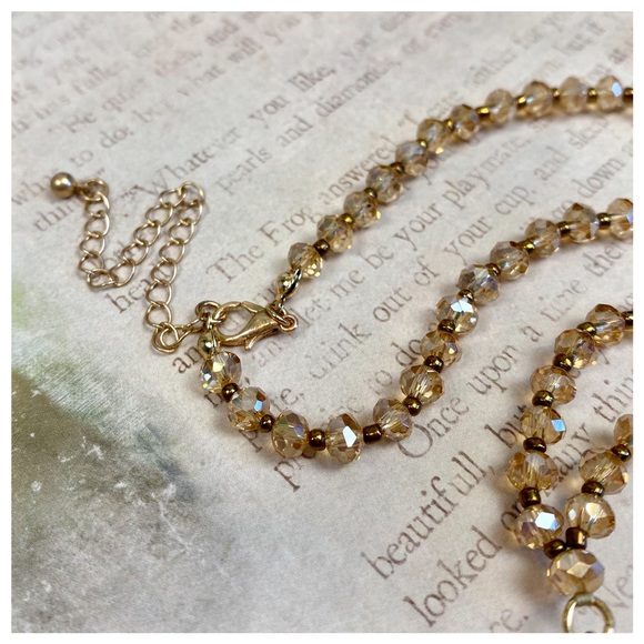 Handmade Stone Jasper & Glass Beaded Long Necklace - Picture 4 of 6